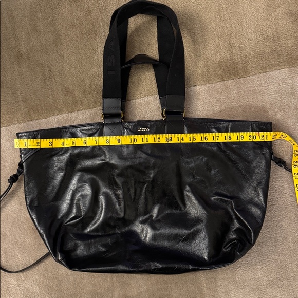 Isabel Marant Black Leather Wardy Tote - Picture 8 of 10